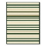 Beige Horizontal Stripe Area Rug