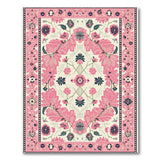 Floral Vintage Blush Pink Floral Vintage Area Rug