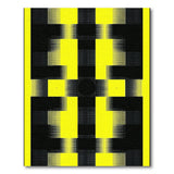 Bold Black Yellow Geometric Modern Rug