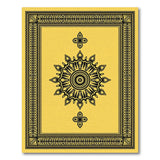 Ornate Golden Mandala Area Rug