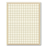 Beige Grid Geometric Geometric Modern Area Rug