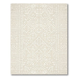Beige and Neutral Cream Heritage Tribal Geometric Area Rug