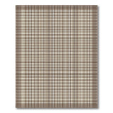 Brown Tan Plaid Rustic Farmhouse Brown and Tan Area Rug
