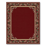 Ornate Red Ornate Red Persian Border Area Rug