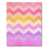 Vibrant Chevron Multi-Color Area Rug