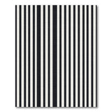 Black and White Geometric Modern Bold Black White Vertical Stripe Rug