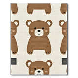 Adorable Brown Teddy Bear Kids Area Rug