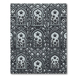 Grey Moroccan Arch Lattice Rug
