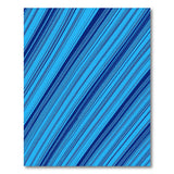 Bold Navy Blue Diagonal Stripe Area Rug