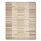 Beige Neutral Heritage Tribal Woven Area Rug