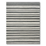 Bold Black White Striped No. 49 Area Rug