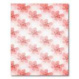 Pink Blush Pink Floral Pattern Area Rug