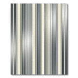 Sleek Grey Vertical Stripe Area Rug