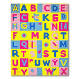 Colorful ABC Alphabet Kids Area Rug