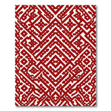 Intricate Red Persian Lattice Area Rug