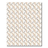 Beige Chain Link Geometric Area Rug
