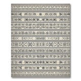 Tribal Geometric Beige Area Rug