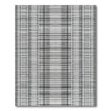 Black and White Black White Crosshatch Geometric Area Rug