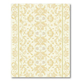 Elegant Gold Floral Persian Area Rug