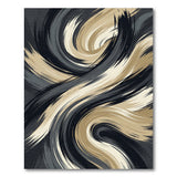 Abstract Swirl Brushstroke Area Rug