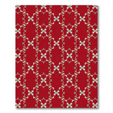 Red Persian Floral Geometric Area Rug