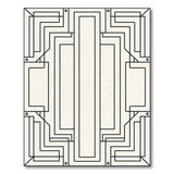 Geometric Line Art Area Rug