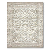 Heritage Tribal Beige and Neutral Beige Geometric Heritage Tribal Area Rug