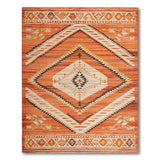 Terracotta Diamond Southwestern Area Rug
