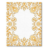 Ornate Gold Persian Border Area Rug