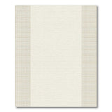 Beige Grid Weave Area Rug