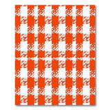 Bold Red Geometric Plaid Area Rug