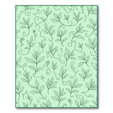 Mint Green Leaf Vine Area Rug
