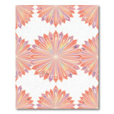 Pink Geometric Dog Mandala Area Rug