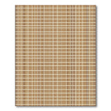 Beige Woven Grid Geometric Modern Area Rug