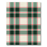ODIKA Classic Red and Green Plaid Washable Area Rug - Low Pile, Non-Slip, Pet & Kid Friendly