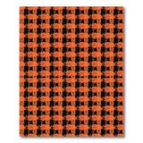 Vibrant Orange Black Check Area Rug