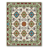 Ornate Multi-Color Persian Geometric Area Rug