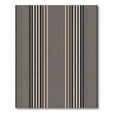 Striped Grey Black Area Rug