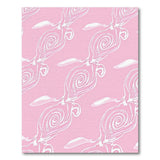 Abstract Area Pink Swirling Abstract Area Rug