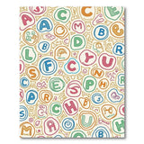 Multi-color and Patterns Playful Multi-Color Alphabet Kids Rug