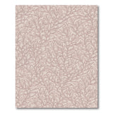 Blush Pink Fern Leaf Area Rug
