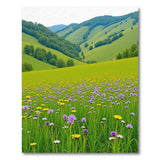 Wildflower Alpine Meadow Area Rug