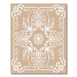 Beige and Neutral Vintage Floral Beige Area Rug