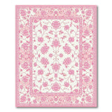 Pink Peony Pink Peony Floral Vintage Area Rug