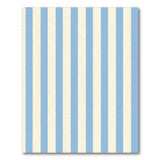 Blue Striped Washable Area Rug