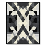 Monochrome Geometric Modern Area Rug