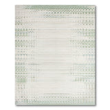 Geometric Modern Blue and Teal Geometric Abstract Area Rug