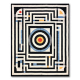 Geometric Maze Target Area Rug