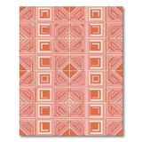 Geometric Modern Pink Geometric Modern Area Rug