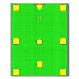 Cute Yellow Bear Kawaii Kids Cartoon Rug